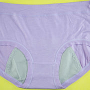 Pack of 3 - Period Panties For Women Breathable Leakproof - Flourish Mix Colors Cotton Periods Panty - 1506