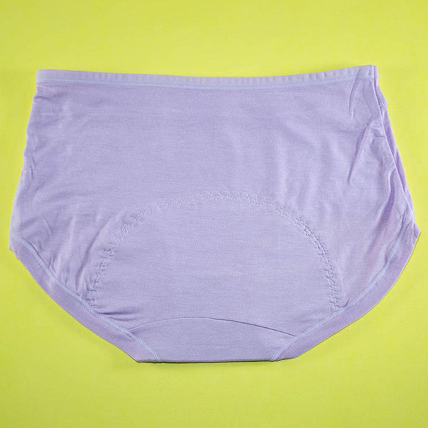 Pack of 3 - Period Panties For Women Breathable Leakproof - Flourish Mix Colors Cotton Periods Panty - 1506