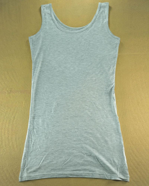 Plain Stretchable Camisole For Women - Light Grey Color - 830