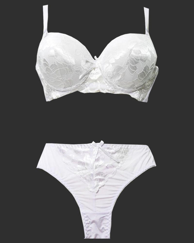 Bridal Pushup Plus Size Bra Panty Sets - Single Padded Underwired Bra Panty Sets - BS2002 - Bra Panty Sets - diKHAWA Online Shopping in Pakistan