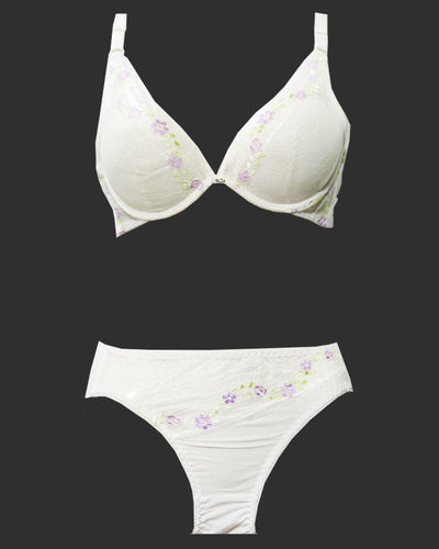 Bridal Bra Panty Sets - Zero Size - Single Padded Underwired Bra Panty Sets - BS3003 - Bra Panty Sets - diKHAWA Online Shopping in Pakistan