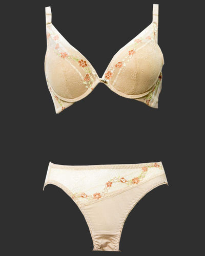 Bridal Bra Panty Sets - Zero Size - Single Padded Underwired Bra Panty Sets - BS3004 - Bra Panty Sets - diKHAWA Online Shopping in Pakistan