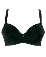 Black Pushup Bra - Single Padded Underwired Bra - Flourish - FL972