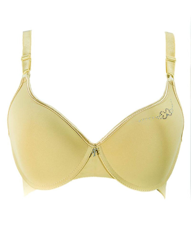 Skin Fancy Soft Padded Flourish Bra - Single Padded Underwired Bra - FL913