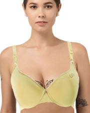 Skin Fancy Soft Padded Flourish Bra - Single Padded Underwired Bra - FL913