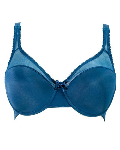Firozi Soft Padded With Net Flourish Bra - Single Padded Underwired Bra - FL3012