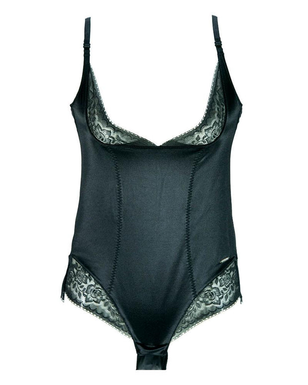 Ladies Black Silk Stretchable Slimming Secret Shapewear - 2100002