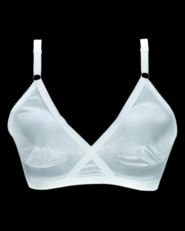 BHS Pack of 2 Non-Wired Non-Padded Full Cup Plus Size Silk Bra - 230447