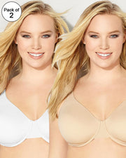 BHS Pack of 2 Underwired Non-Padded Full Cup Plus Size Cotton Bra - 230448