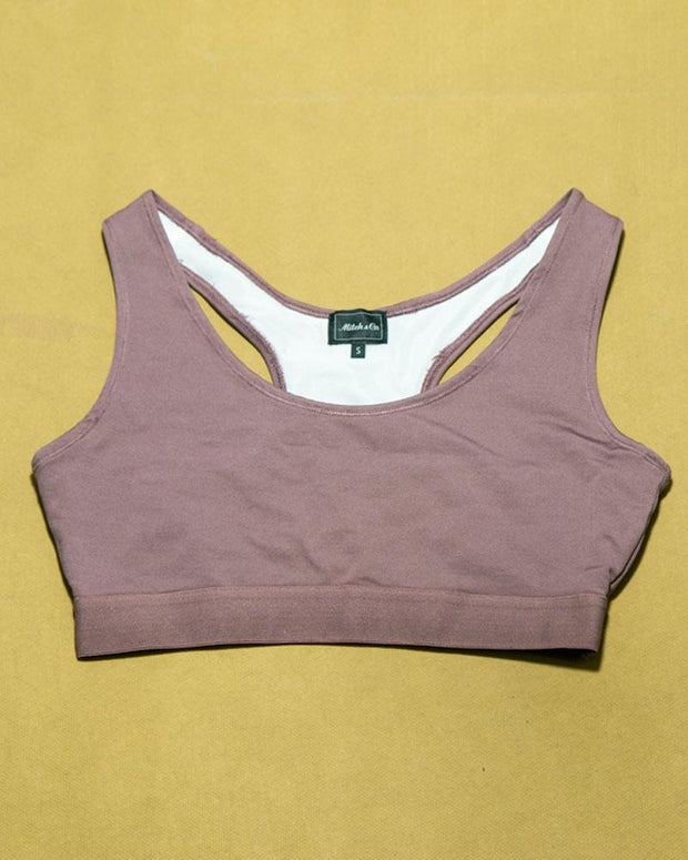 Mitch & Co. Sports Bra - Ladies Gym Bra - Non Padded Padded with Tank Top