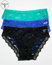 Pack of 3 Net Panty – AF-102 – Mix Colors