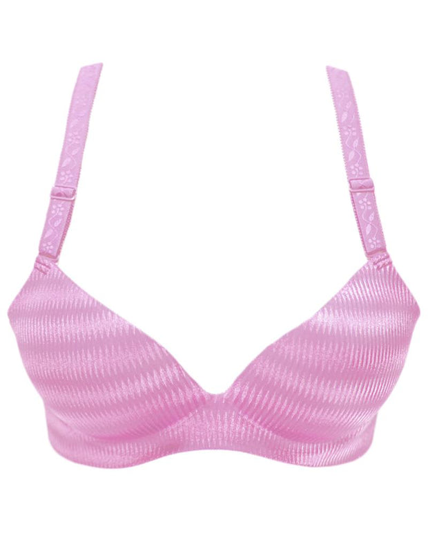 Self Design Sexy Soft Touch Push Up Bra - Pink