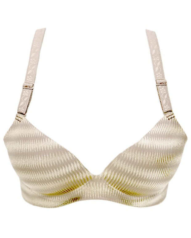 Self Design Sexy Soft Touch Push Up Bra - Skin