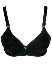 Women Soft Comfortable Padded Bra - Black