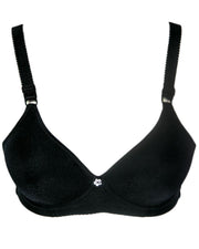 Women Soft Comfortable Padded Bra - Black