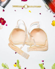 Women Soft Comfortable Wirefree Padded Bra - Skin - 093