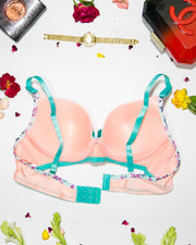 Women Push up Underwire Smoothing Bra - Peach - 678