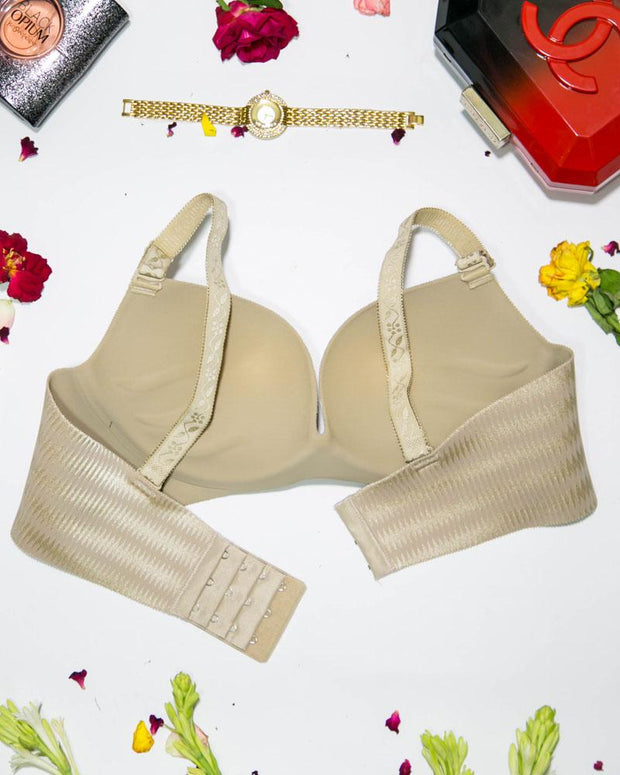 Self Design Sexy Soft Touch Push Up Bra - Skin