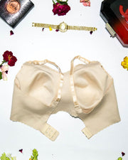 Self Design Cotton Single Padded Bra -SKin