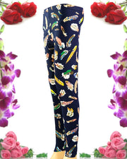 Printed Tights - Jersey Pajama For Women - PP-004
