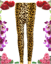 Cheetah Printed Tights - Jersey Pajama For Women - PP-006