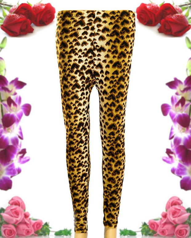 Cheetah Printed Tights - Jersey Pajama For Women - PP-006