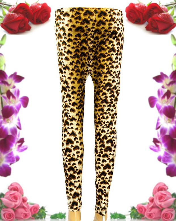 Cheetah Printed Tights - Jersey Pajama For Women - PP-006