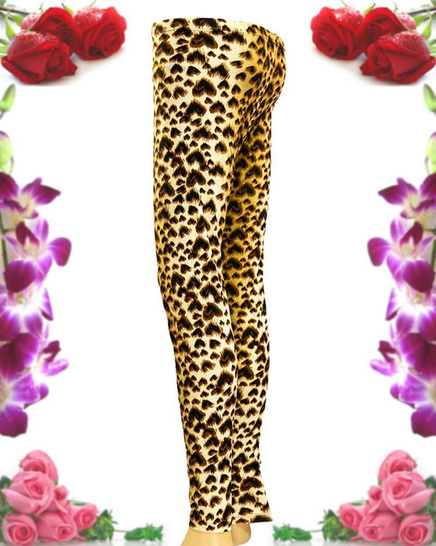 Cheetah Printed Tights - Jersey Pajama For Women - PP-006