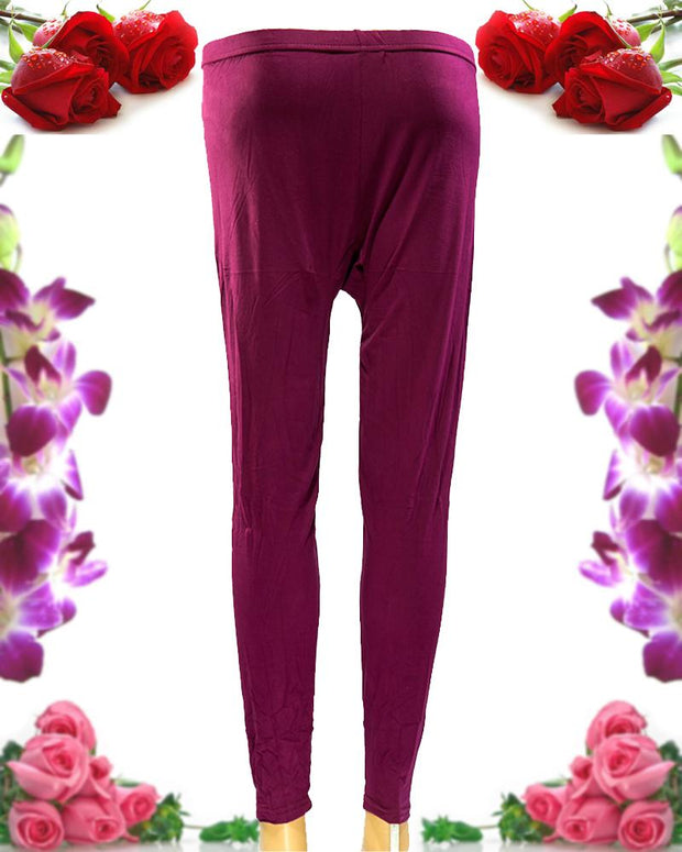 Plain Tights High Quality Fashion for Girls - ELS-8085-Maroon