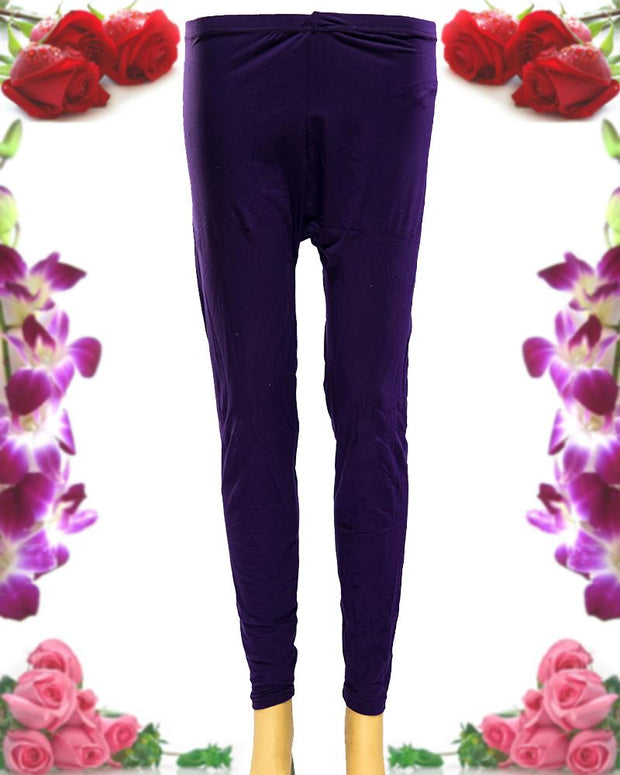 Plain Tights High Quality Fashion for Girls - ELS-8085-Purple