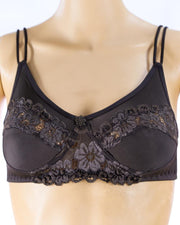 Pack of 3 - Madam Bra - BOE - Non Padded, Non Wired Bra, Soft Jersey Cotton Lace Bra