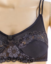 Pack of 3 - Madam Bra - BOE - Non Padded, Non Wired Bra, Soft Jersey Cotton Lace Bra