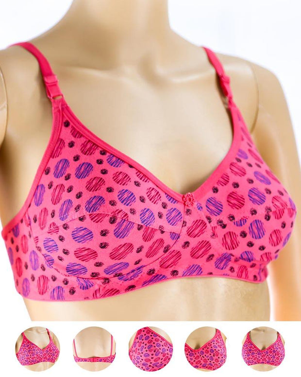 Pack of 3 Madam Bra - i16 - Non Padded Bra - Non Wired Bra