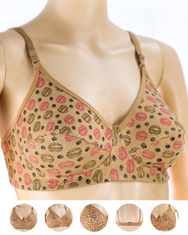 Pack of 3 Madam Bra - i16 - Non Padded Bra - Non Wired Bra