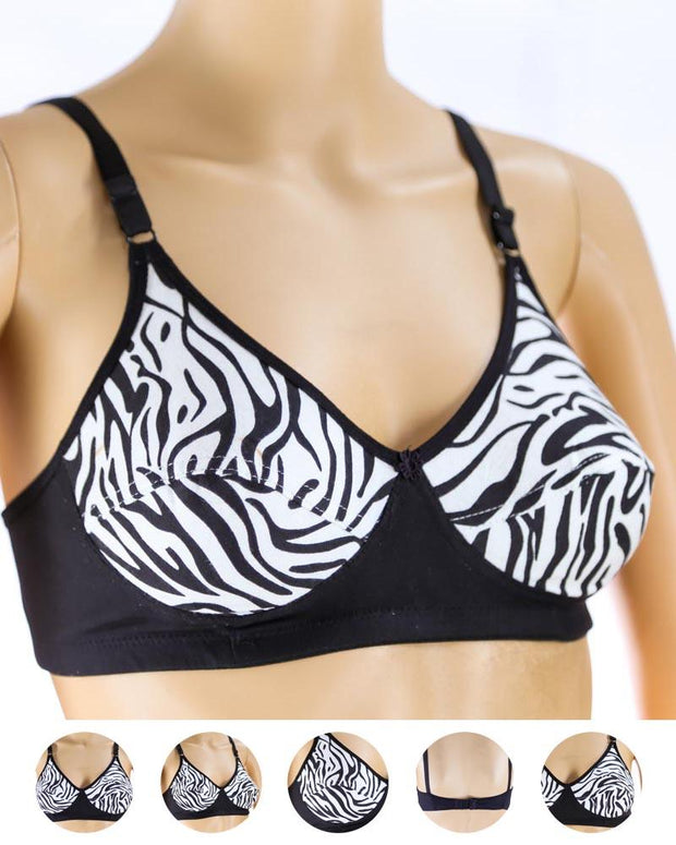 Pack of 3 Madam Bra - i17 - Non Padded Bra - Non Wired Bra