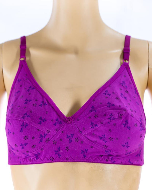 Pack of 3 Madam Bra - i21 - Non Padded Bra - Non Wired Bra