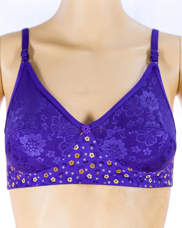 Pack of 2 Madam Bra - K-8244 - Non Padded Bra - Non Wired Bra