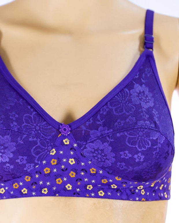 Pack of 2 Madam Bra - K-8244 - Non Padded Bra - Non Wired Bra