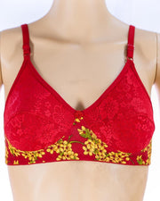 Pack of 3 Madam Bra - K-12267 - Non Padded Bra - Non Wired Bra