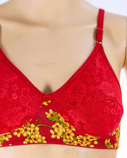 Pack of 3 Madam Bra - K-12267 - Non Padded Bra - Non Wired Bra