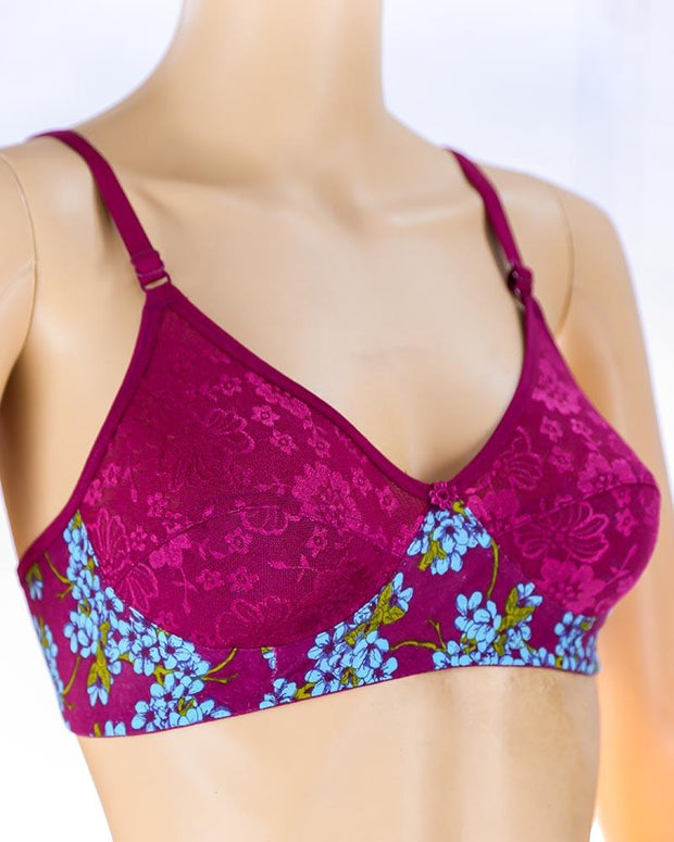 Pack of 2 Madam Bra - K-12267 - Non Padded Bra - Non Wired Bra