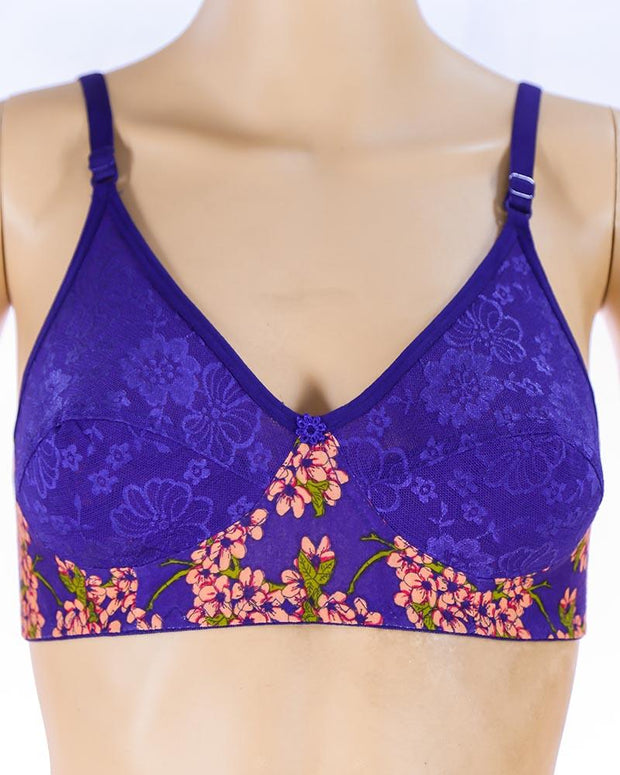 Pack of 3 Madam Bra - K-12267 - Non Padded Bra - Non Wired Bra