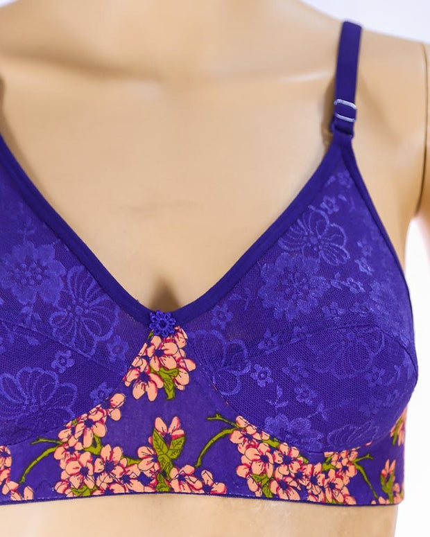 Pack of 3 Madam Bra - K-12267 - Non Padded Bra - Non Wired Bra