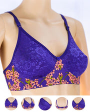 Pack of 3 Madam Bra - K-12267 - Non Padded Bra - Non Wired Bra