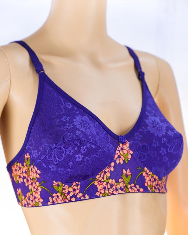Pack of 3 Madam Bra - K-12267 - Non Padded Bra - Non Wired Bra
