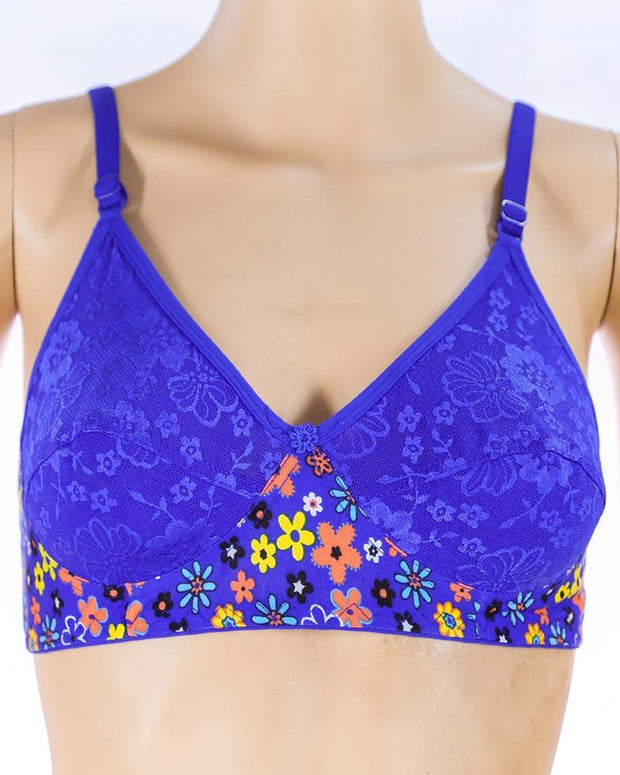 Pack of 3 Madam Bra - K-12275 - Non Padded Bra - Non Wired Bra