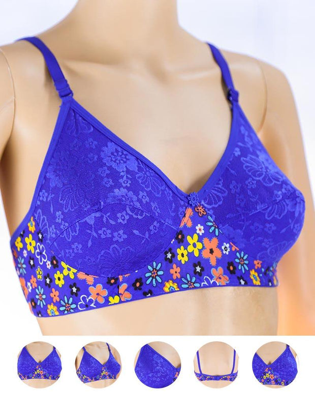 Pack of 3 Madam Bra - K-12275 - Non Padded Bra - Non Wired Bra