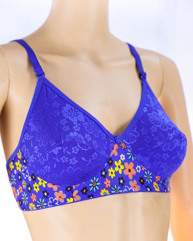 Pack of 3 Madam Bra - K-12275 - Non Padded Bra - Non Wired Bra