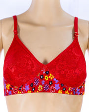 Pack of 3 Madam Bra - K-12275 - Non Padded Bra - Non Wired Bra