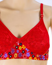 Pack of 3 Madam Bra - K-12275 - Non Padded Bra - Non Wired Bra